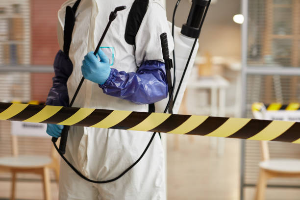 Professional Infectious Disease Decontamination technician working in Roslyn, NY